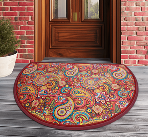 Anti Skid Non-Slip Door Mat Rangoli Pattern - Vibrant Kalakari 2025 Edition