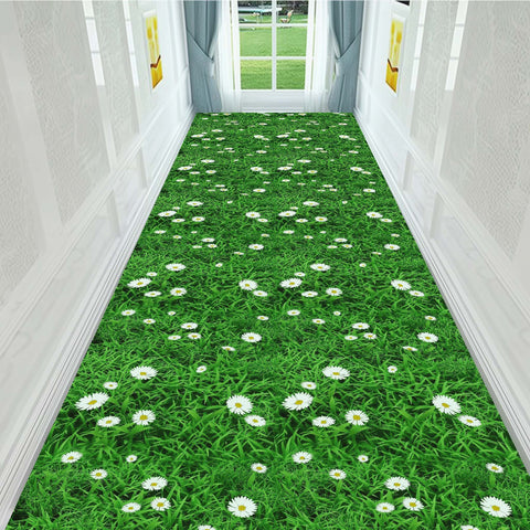 Anti Skid Runners - Welcome to Grassland - Non-Slip Rugs for Hallway, Bedside, Corridor